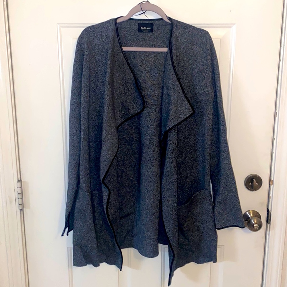 Zara knit jacket size small